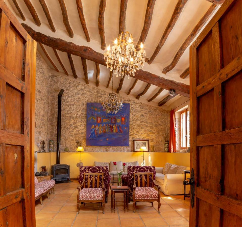 Hotel Rural Mas Fontanelles Biar Esterno foto